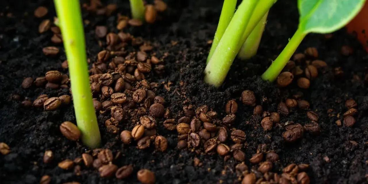 Jeunes pousses d'avocatier dans un terreau enrichi de marc de café, promesse d'une croissance vigoureuse.